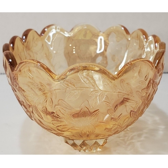 Carnival iridescent Jeanette glass dish - Picture 5 of 5